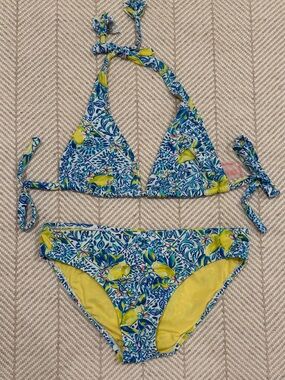 Lilly Pulitzer lemon bikini